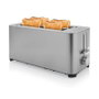 Princess 142402 Tostadora de Acero Inoxidable 1400W con 2 Ranuras Largas